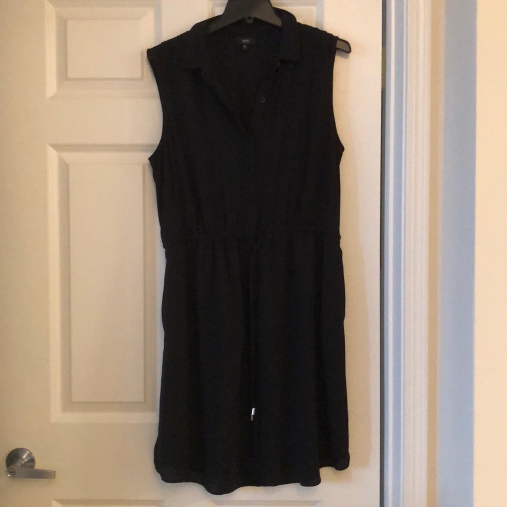 Xl button down black dress